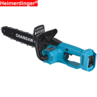 18 V Rechargeable Battery Powered Cordless Brushless 12 Inch Mini Pruning Saw Electric Chainsaw,Compatible BL1830 1840 1850 1860