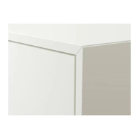 EKET 上牆式收納櫃組合, 白色, 140x35x53 公分