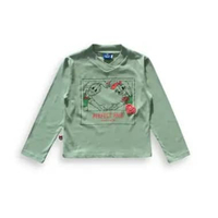 Kaos Lengan Panjang Anak Perempuan Hijau/ Girls Long Sleeve T-Shirt Green/ Daisy Duck Too Cute 4-5 t