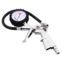 氣壓錶胎壓錶帶充氣汽車輪胎壓力錶測壓器胎壓監測器高精打氣槍