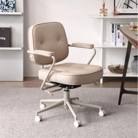 Back Cushion Office Chair Swivel Wheels Ergonomic Office Chair Comfort Armrests Home Furniture