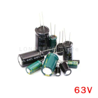 10PCS 63V680uF 680UF 63V Plug-in Aluminum Electrolytic Capacitor
