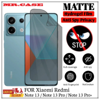 Anti Gores Hydrogel Privacy Matte Xiaomi Redmi Note 13 / Note 13 Pro / Note 13 Pro+ Screen Protector