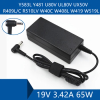 Laptop AC Adapter DC Charger Connector Port Cable For ASUS Y583L Y481 U80V UL80V UX50V R409L/C R510LV W40C W408L W419 W519L