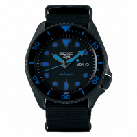 SEIKO 5 sport運動潮流機械腕錶/黑色4R36-07G0A(SRPD81K1)