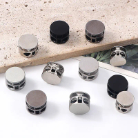 Metal cord buckle, double-hole pig nose buckle, adjustable buckle for clothing, pants leg drawstring