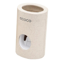 Ecoco Wheat Straw Paste Type Nail Free Automatic Toothpaste Squeezing Device