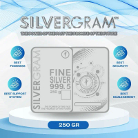 Silvergram 250gr perak batangan
