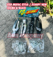 Mufac 100% Original Injakan Step Belakang K2F Scoopy New Untuk Scoopy, Beat, Vario, Mio Soul, Xeon, 