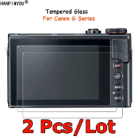 2 Pcs/Lot For Canon PowerShot G9 G7 G5 G1 X G9X G7X G5X G1X Mark II III Tempered Glass Screen Protector Protective Film Guard