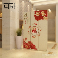 中式屏風隔斷客廳小戶型裝飾玄關臥室折疊實木移動布藝簡約現代