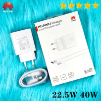 Original Huawei charger 40W 22.5W Supercharge 5A Type C cable For P30 Pro Mate 30 20 10 20 Pro P20 Pro P10 Honor 10X 20 magic 10