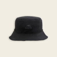 【Roots】Roots配件-城市旅者系列 海狸LOGO漁夫帽(黑色)