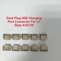 10 PCS/Lot Original Charging Port Connector For LG G8S G7Plus G7 Plus Stylo 6 Stylo6 Q730 G8X G850 ThinQ G810 USB Charging Dock