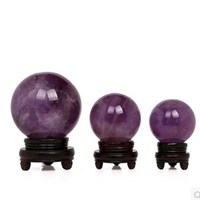 天然巴西紫水晶球擺件招財鎮宅客廳辦公室裝飾店鋪開業禮品包郵