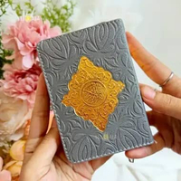 Alquran Saku Resleting A7 Pocket Cover Kulit Non Terjemah Warna Cantik Free Tasbih A7 Pocket Silver