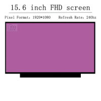 15.6" Slim LED matrix For ROG Zephyrus G15-GA502IV laptop lcd screen panel FHD IPS 240HZ