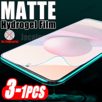 1-3PCS Matte Protective Gel Film For Xiaomi Redmi Note 10 Pro Max 10s 10t 5G Hydrogel Safety Protecto Redmy Note10 Note10Pro
