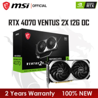 MSI RTX 4070 VENTUS 2X 12G OC Graphics Card GDDR6X Nvidia RTX4070 Desktop Gaming 16Pin RTX 4070 Vide