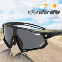 Photochromic Cycling Glasses Fishing Sunglasses UV400 Hikking Goggle Outdoor Polarizing Cycling Sunglasses Driving Glasses