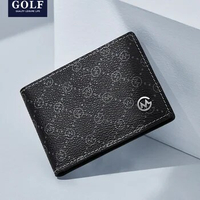 Golf men's Card Bag Retro Printing Wallet Women's holder Bag Multi Card slot one-piece driver's license bag
