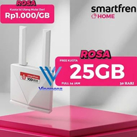 ZTE RE11 MODEM ROUTER WIFI 4G Smartfren Home ROSA FREE 25GB
