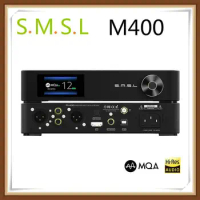 SMSL M400 MQA DAC AK4499 Full Balanced APTX HD Bluetooth5.0 DSD USB Coaxial Optical Hifi Music XMOS Decoder