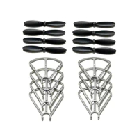 4DRC V9 Mini Drone Accessories Propeller Blade Maple Leaf guard kit For 4D-V9 Quadcopter Spare Parts