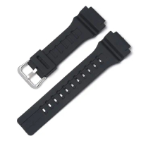 20MM TPU Watch band For Casio MCW-200H/AE-1400 watches Strap Accessories Pin buckle Convex opening 20mm Watch Strap Replacement