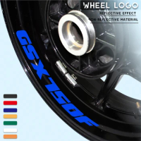 Motorcycle Sticker for SUZUKI GSX750F Reflective Bike Rim Decal colorful Decoration Rim Wheel inner ring Stripes