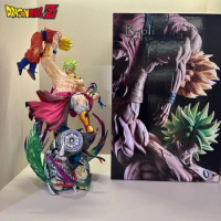 Dragon Ball Figure Broli Vs Son Goku Figure Gk Broly Vs Goku Figurine Broly Statue Pvc Model Doll Collection Toys Kids Gift