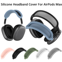 New Soft Silicone Headband Cover For AirPods Max Washable Cushion Case For AirPods Max Headphones Headphones Accessories
