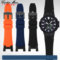 Rubber Bracelet for Casio PROTREK series mountaineering PRW-7000 PRW-7000FC modified high-quality silicone watch strap wristband