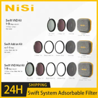 Nisi Swift System Adsorbable Round Filter Set Adjustable ND1-5 5-9 1-9 Stops Black Mist UV IR Cut Set Filter Camera Filter Kit