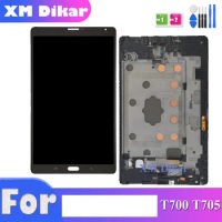 Tested For Tab S 8.4 SM-T705 SM-T700 LCD Display T705 T700 Touch Screen Digital Assembly Replacement with Frame
