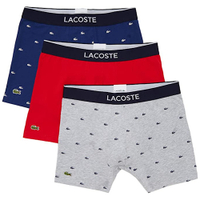 Lacoste 鱷魚男合身四角內褲3件裝(多色系)