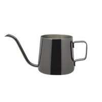 Mini ear-mounted coffee hand-flushing pot, stainless steel long-mouthed pot, small-mouthed pot, drip-drip mini hand-flushing pot