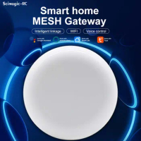 New BLE Mesh Gateway Hub Wireless Smart Home Bridge Tuya Smart Life Remote Control Works With Alexa Google Home