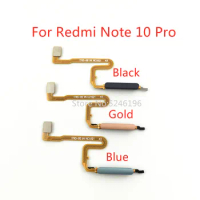 1pcs Fingerprint Sensor Flex Cable For Xiaomi Redmi Note 10 Pro For Redmi Note10 Pro 4G Touch ID Original Replace Part.