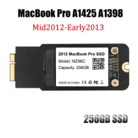 New 256GB SSD For Apple Macbook Pro A1425 A1398 Mid2012-Early2013 Solid State Disk EMC 2557 EMC2672 2512 2673 Mac HD