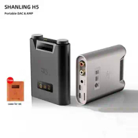 SHANLING H5 Portable USB DAC &amp; AMP Hi-Res Audio Bluetooth 5.0 Headphone Amplifier MQA Full Decoder DSD512 |3.5/4.4mm/RCA Output