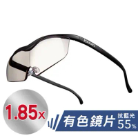 日本【Hazuki】葉月放大鏡 - 有色鏡片(抗藍光55%) 1.85倍(大鏡片)【V1MF9516BLK0000】