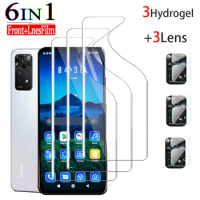 1~3Pcs,Pelicula Redmi Note 12 Pro Hydrogel Film For Xiaomi Redmi Note12 Screen Protector Redmi Note 11 Pro Xiami 11S Soft Glass