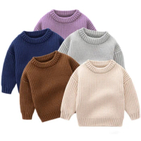 0-6Yrs Baby Boys Girls Knit Sweater Clothes 2023 New Toddler Infant Newborn Knitwear Soft Spring Long Sleeve Baby Pullover Tops