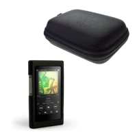 Portable Case Bag Storage Pouch + LCD Screen Protector for Sony Walkman NW-A55HN A36 A35 A56HN A57HN A50 A55 A56 A57 A45 A46 A47