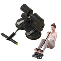 【Michael Fitness 麥克健身】三吸盤仰臥起坐器 全方位健身器材 仰臥起坐輔助器(升級三倍拉力 多功能訓練)