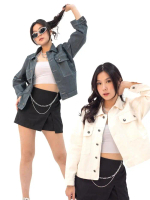 FUFU JEANS - JACKET JEANS POCKET OVERSIZE