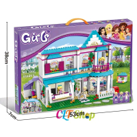Đồ chơi lắp ráp Girls bela 3066 - Xếp hình ngôi nhà của Stephanie's 659 mảnh Bộ Lắp Ráp Tháo Lắp