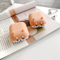 Soft Wireless Case For Apple Airpods Pro Earphone Silicone Headphones Cases For Airpods 2/3 Protective Cover Cartoon Corgi