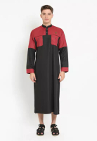 ZAYIDAN Zayidan Gamis Jubah Muslim Pria Faiz - Hitam